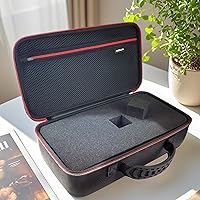 Vista 6 de Hard Storage Case with Customizable Foam Insert - Protective EVA Case for Cameras, Gaming Consoles, Precision Instruments and Stethoscopes