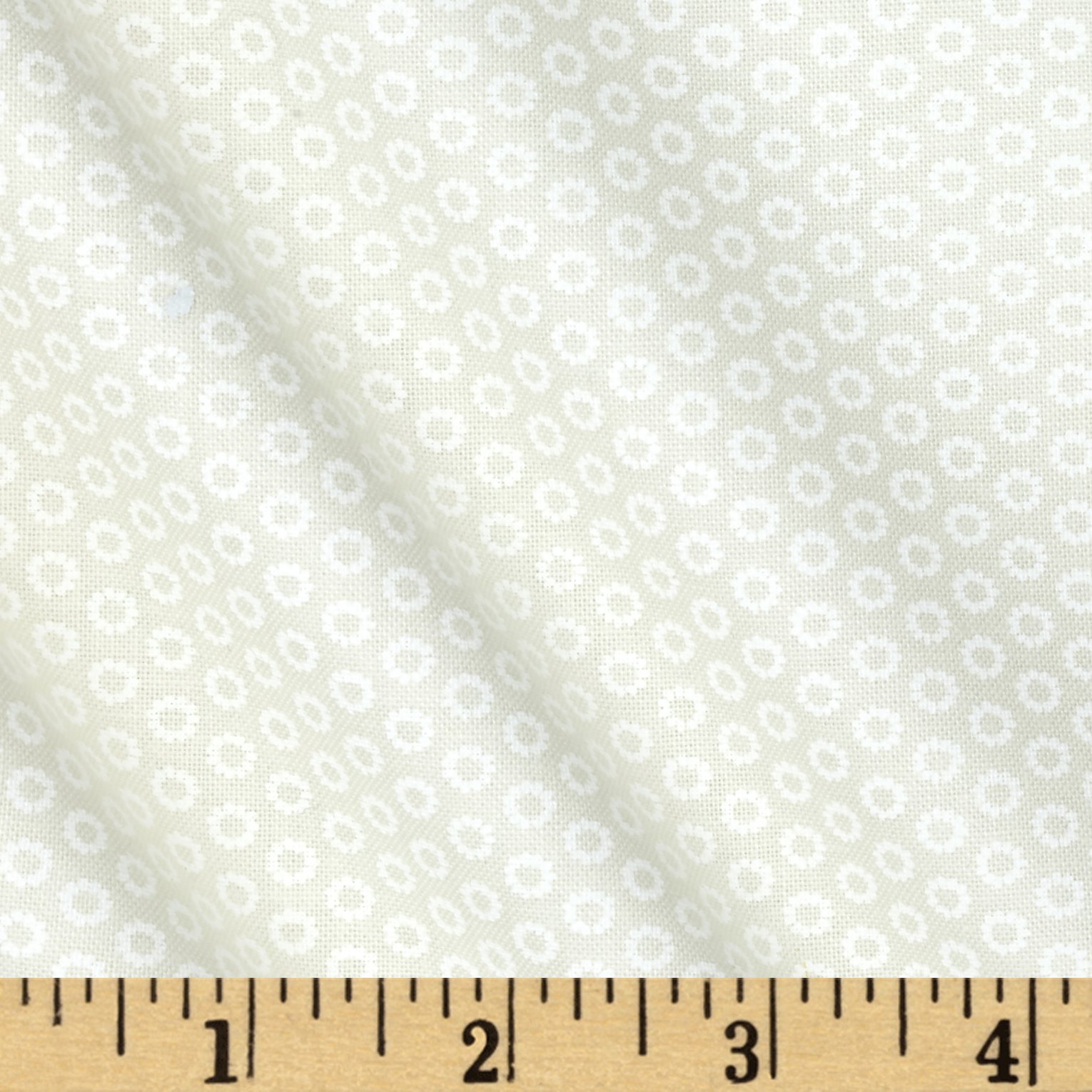 Wilmington Essentials Cookie Dough Tiny Rings Cream, Fabric by the Yard