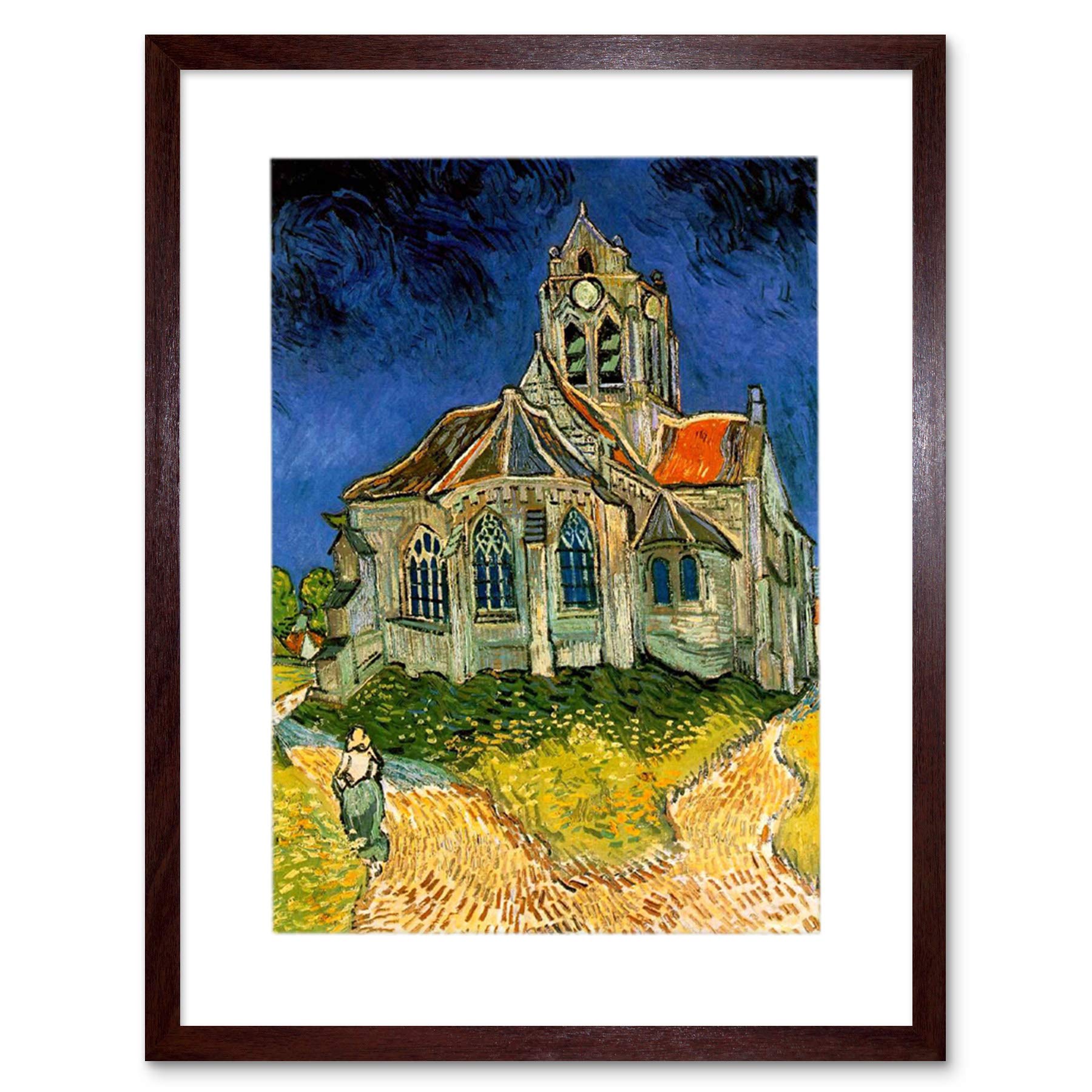 Amazon.co.jp: Van Gogh Church At Auvers 1890 Painting Picture