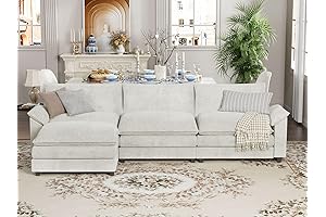 YESHOMY L-Shaped Sectional Sofa: Comfort Meets Modularity