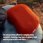 Sea to Summit Aeros Premium Inflatable Travel Pillow, Regular, Picante
