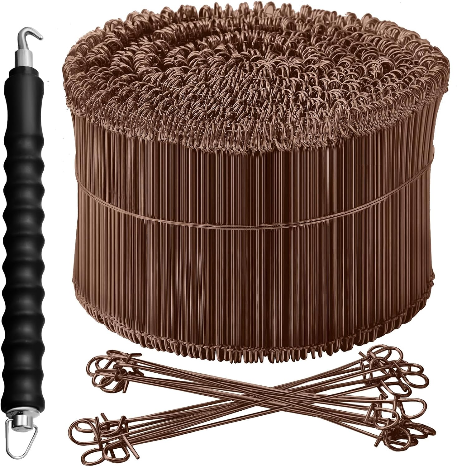 Double Loop reinforcing steel bar Wire Bar Ties 16 Gauge reinforcing steel bar Tie Wire with