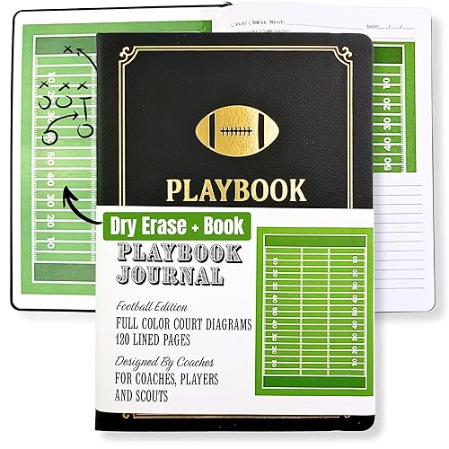 Playbook Football Coach Gifts for Men & Women, Full-Field Dry