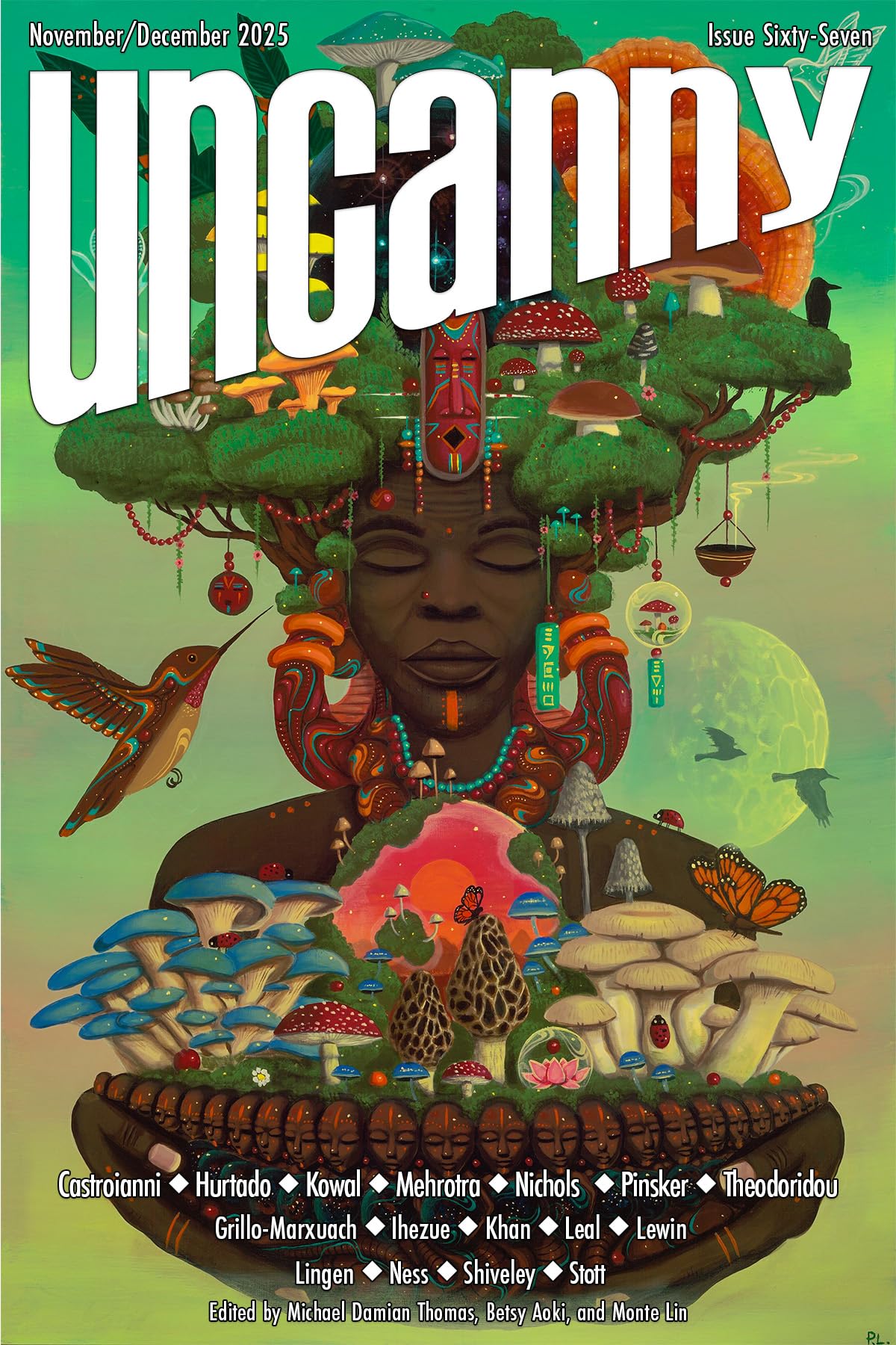 Cover of Uncanny Magazine, November-December 2025