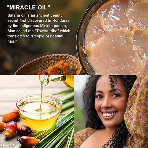 Miniatura 6 de Aceite de batana crudo de 4.23 oz  100% natural, puro, sin refinar y orgánico  Para el crecimiento del cabello, tratar el cabello seco y dañado,