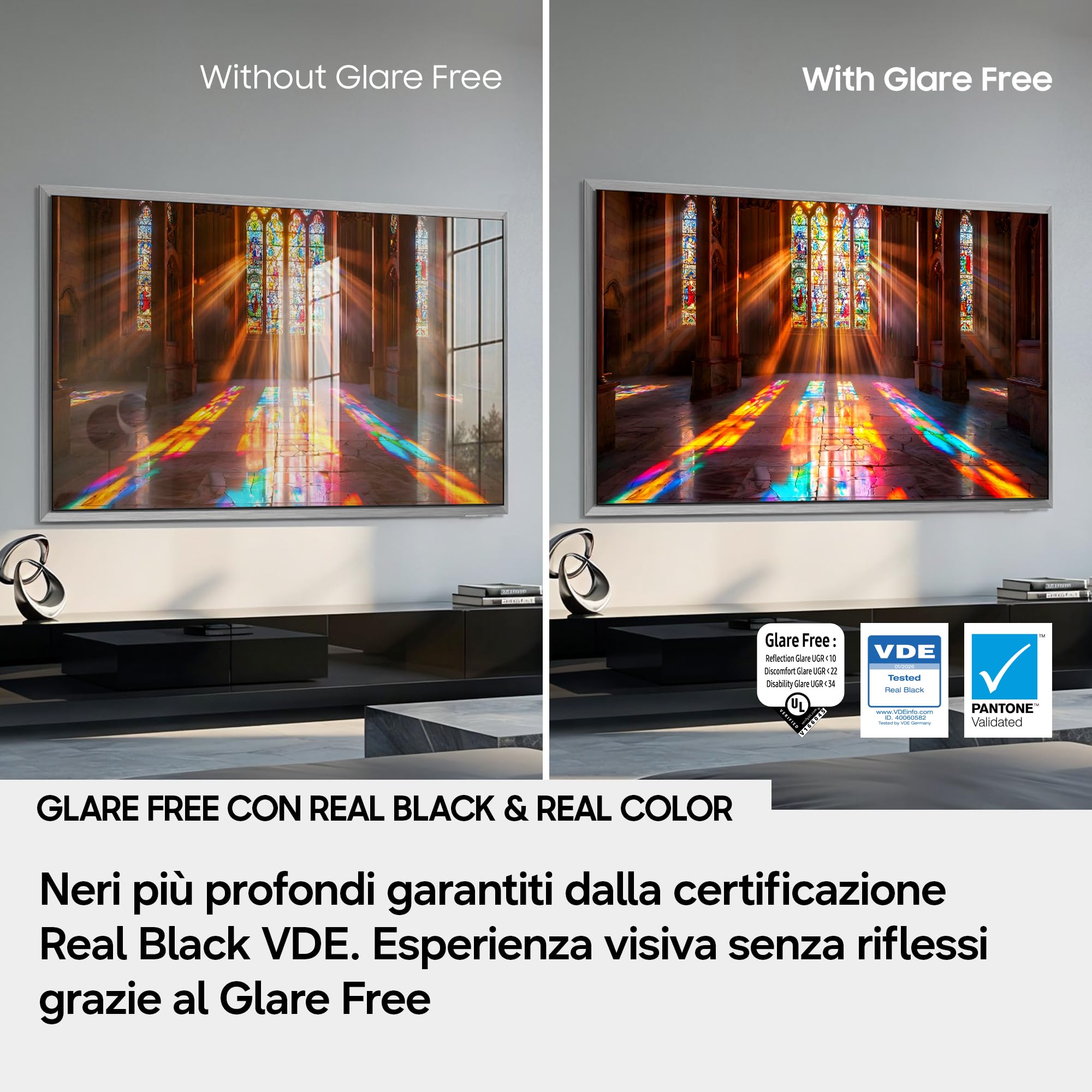 Samsung Smart TV 55" QE55S99HAEXZT OLED 4K Glare Free, HDR 10+, Motion Xcelerator 165Hz, Dolby Atmos, Gaming Hub, G-Sync, Voice Control with AI(VAC), Alexa Built-in, PACCHETTO INTRATTENIMENTO, 2026