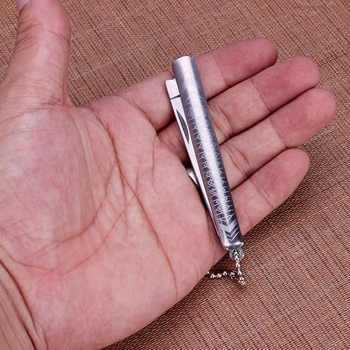 Miniatura 4 de Samior FK5833 Pequeño Mini Slip Joint Pocket Plegable Llavero EDC Cuchillo (Hoja de 2.3")