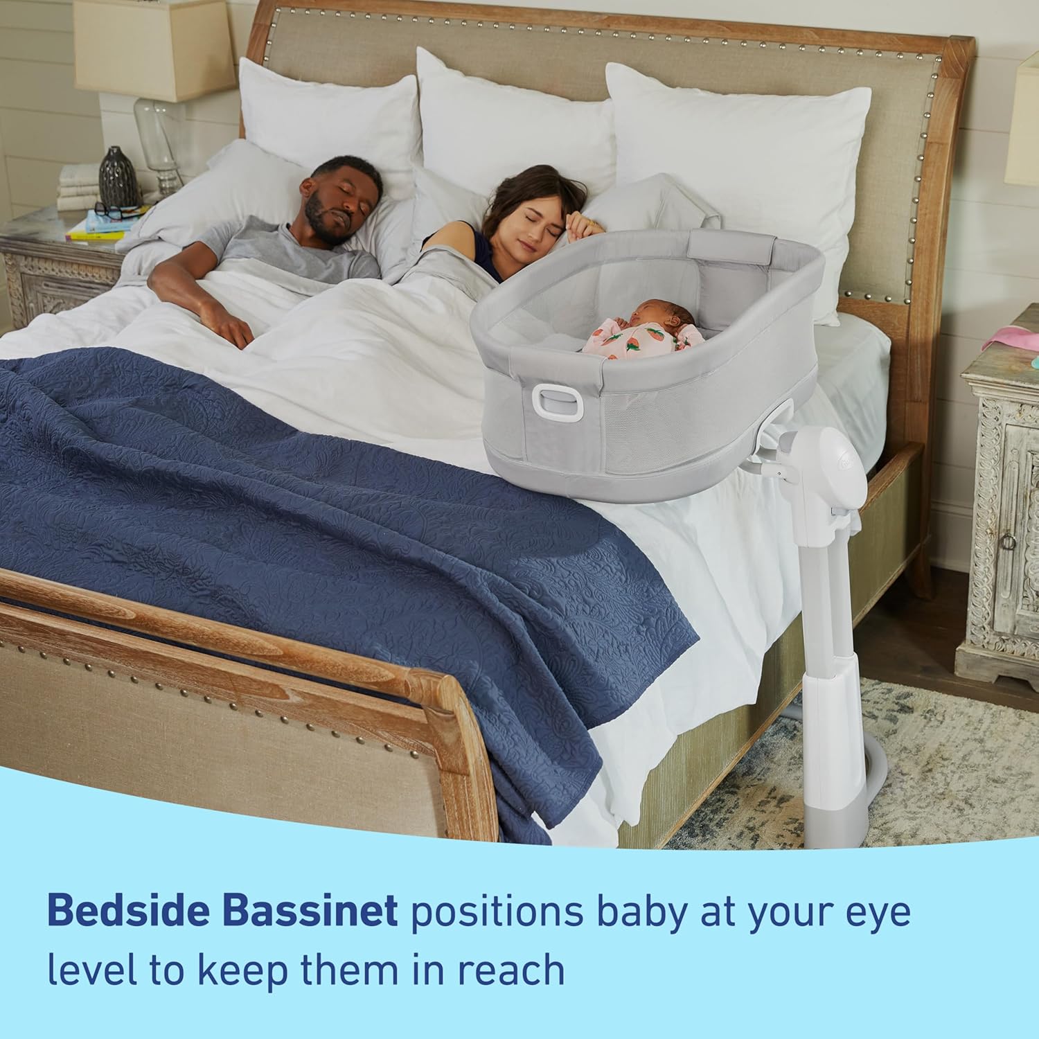 Graco® DreamMore™ Bedside Bassinet Deluxe with Calming Motion Skyler
