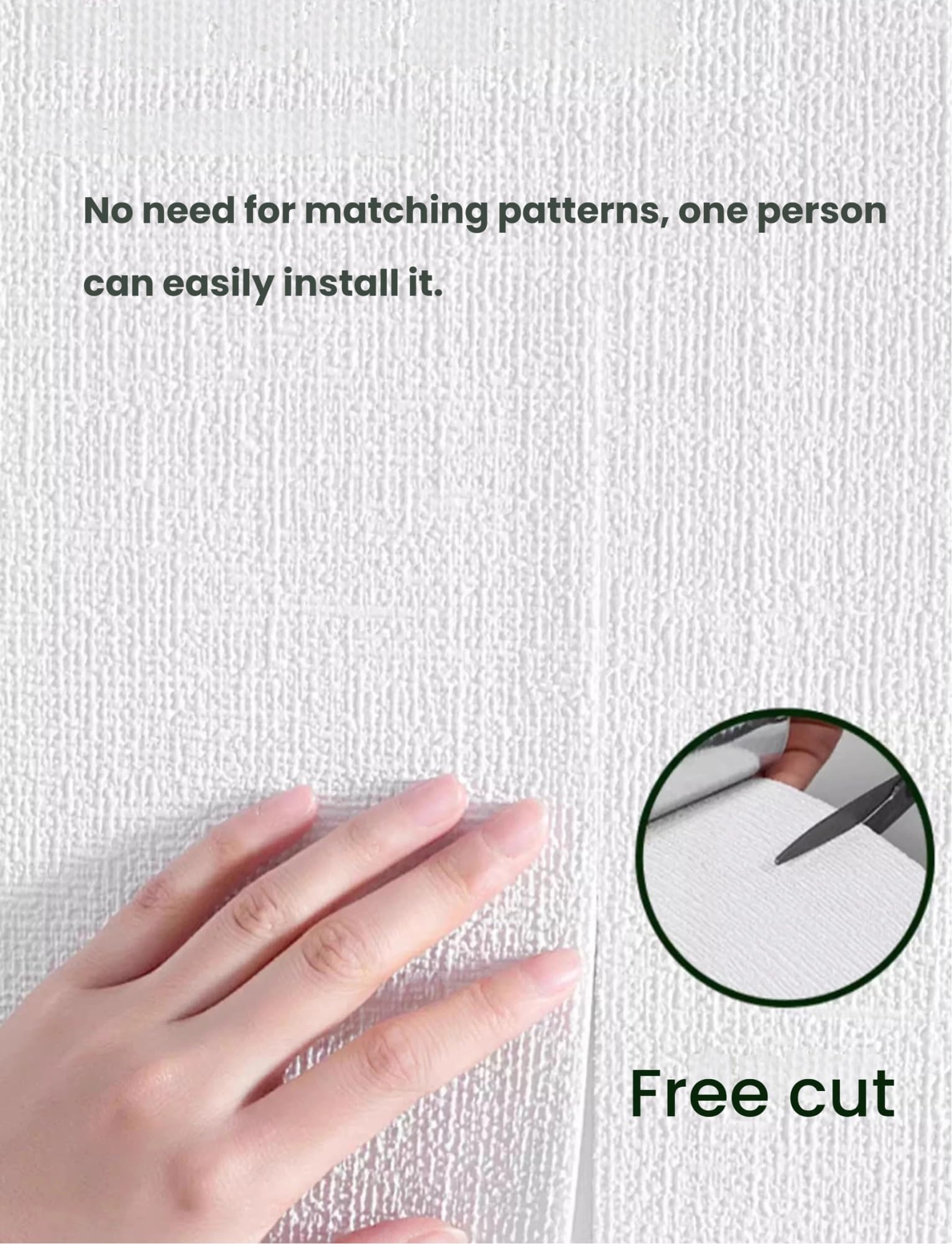 Papel pintado de espuma autoadhesivo, impermeable y fácil de instalar, para protección y decoración de paredes del hogar