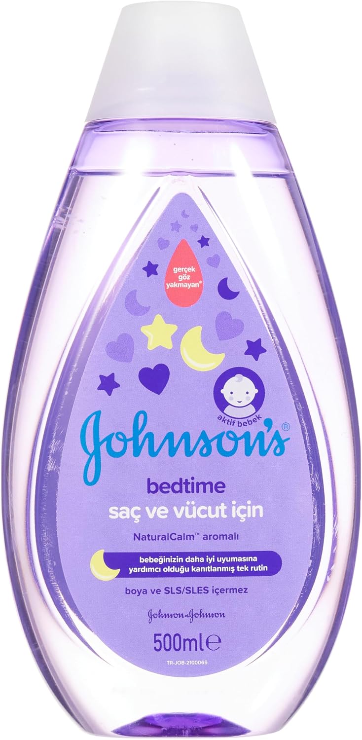 Johnson's Baby Bedtime Sakinleştirici Naturalcalm Aromalı Saç & Vücut Şampuanı (1 x 500 ml)