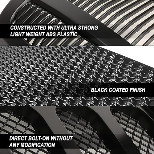 Miniatura 8 de DNA MOTORING ZTL-Y-0292-SL Rejilla de parachoques delantero compatible con 92-96 Bronco  F150  F53  F59, 92-97 F Super Duty  F250  F350, cromo