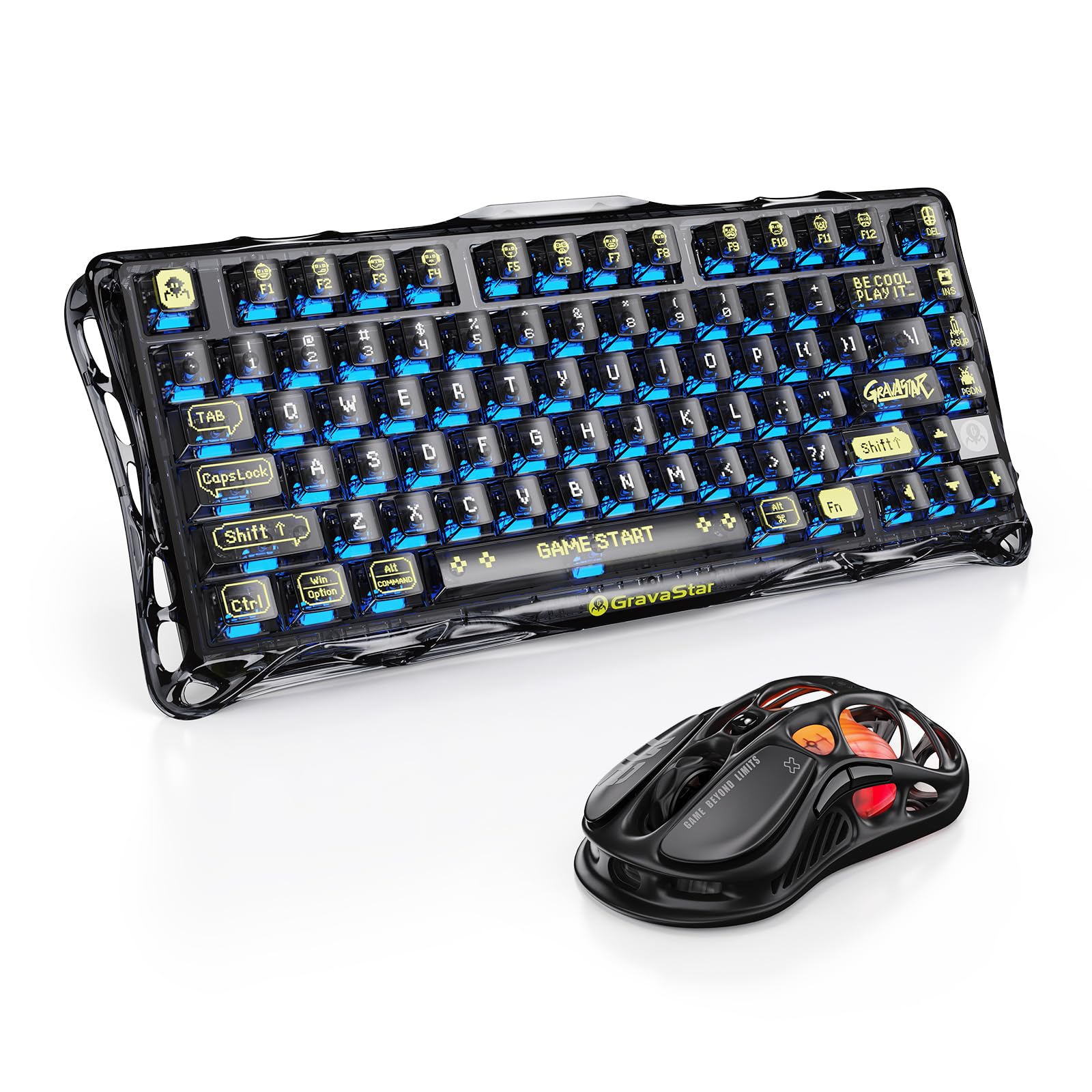 Gravastar Mercury K1 ステルスブラック Mercury K1 グラデーションブラック 75%ゲーミングメカニカル