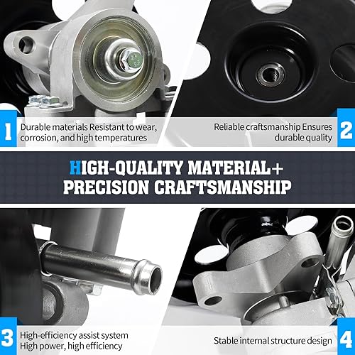 Miniatura 3 de Bomba de vacío 904-862 con polea compatible con Isuzu NPRNPR-HD 1995-2020, Gas V8 (L96LQ4LY6L31L05) y L4, 3.0L3.9L4.8L5.2L5.7L6.0L, reemplaza