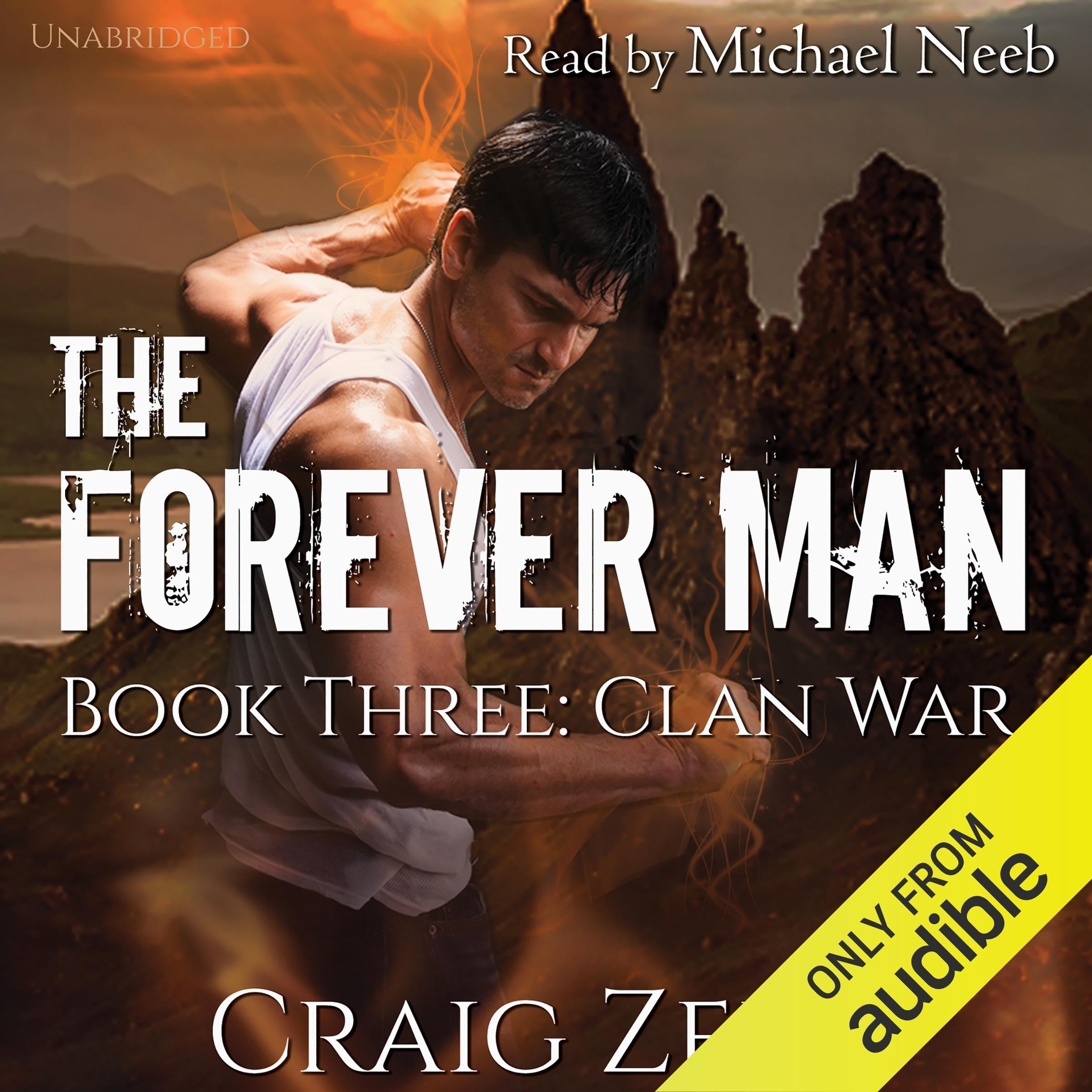 Cover art for The Forever Man, Book 3: Clan War