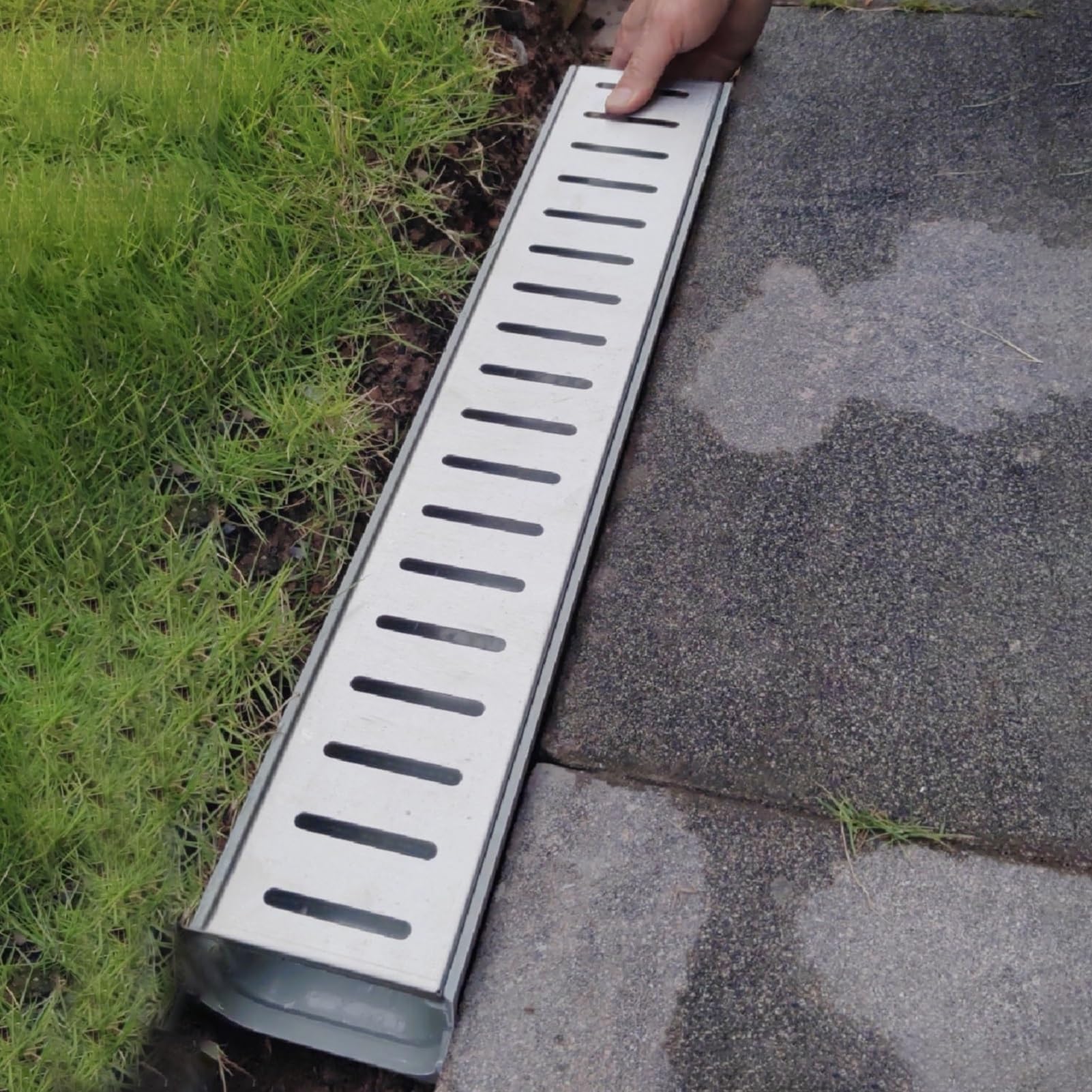 Filtre à eau de pluie extérieur drainage rapide de cour et jardin