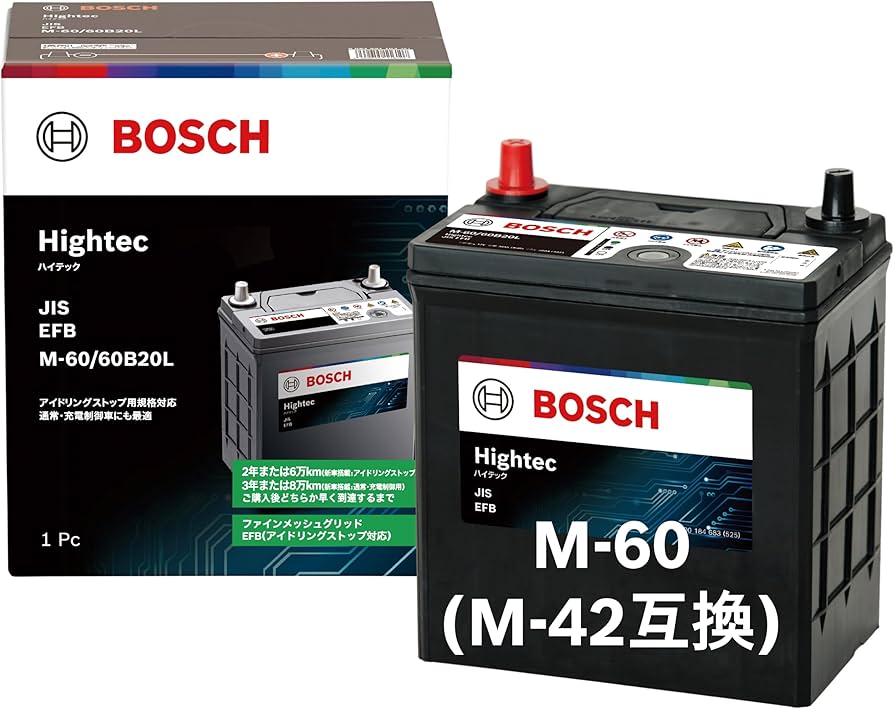 Amazon.co.jp: BOSCH (ボッシュ) 国産車バッテリー HT-M-60/60B20L