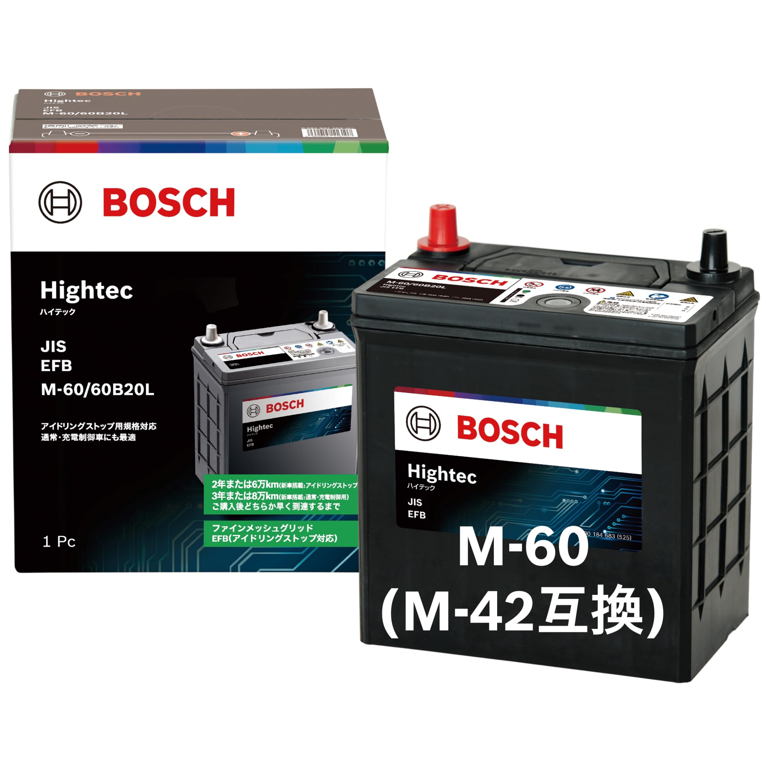 Amazon.co.jp: BOSCH (ボッシュ) 国産車バッテリー HT-M-60