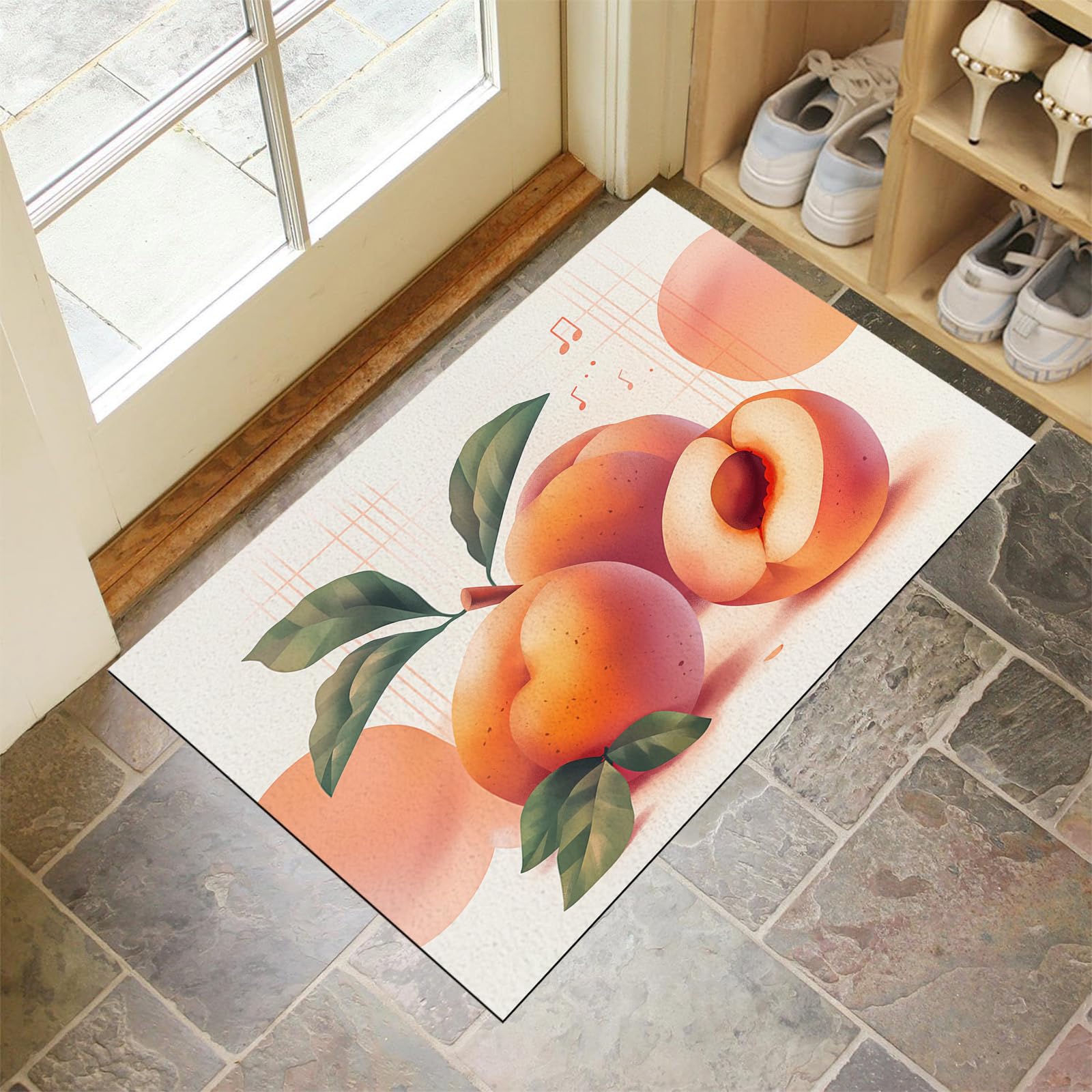 Tapis robuste antidérapant 80x120cm pour stopper la poussière de l'entrée