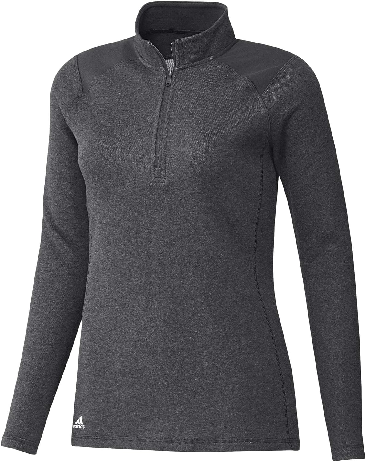 adidas Women's Shoulder Block Heather 1/4 Zip Pullover