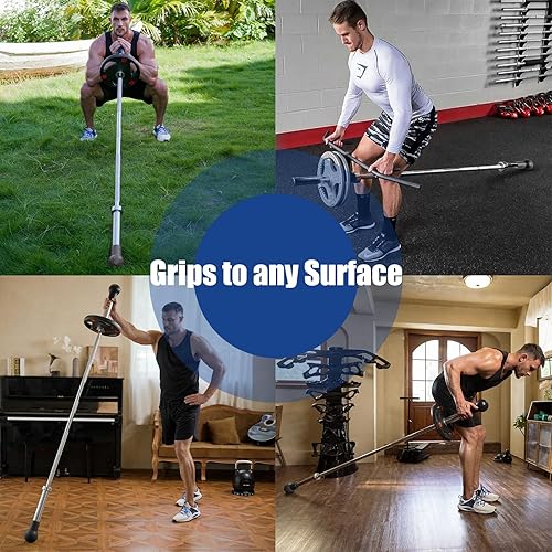 Miniatura 5 de HXD-ERGO Accesorio de mina terrestre para barra, accesorio de fila de barra en T para barras olímpicas de 2 pulgadas, accesorio para minas