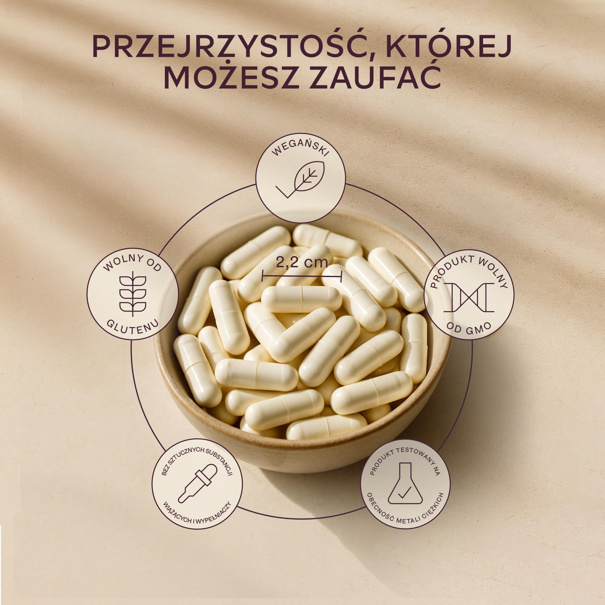 Chelatowany glicynian magnezu 2505 mg w dziennej dawce (300 mg magnezu elementarnego) - Wysoka dawka niebuforowanego magnezu - Suplement dla kobiet i mężczyzn - 180 wegańskich kapsułek