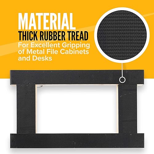 Miniatura 3 de US Cargo Control - H-Dolly Dolly Dolly - Dolly - Carrito de muebles resistente con cuatro ruedas giratorias de goma - La banda de rodadura de goma