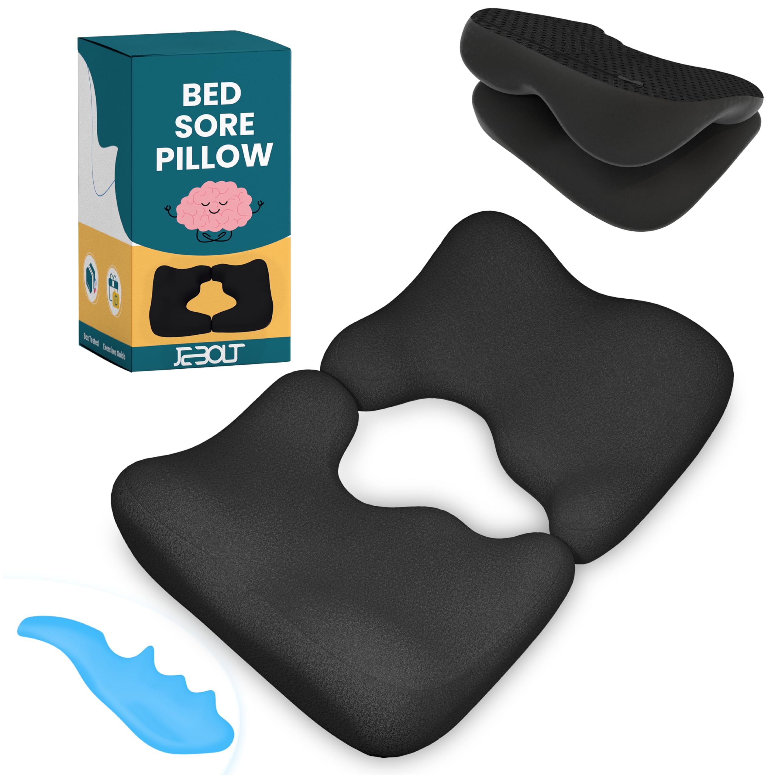 JEBOLT Memory Foam Bed Sore Cushion