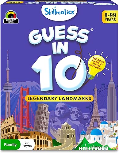 SKILLMATICS - Juego educativo de habilidades Adivina en 10 (Edades 6-99)
