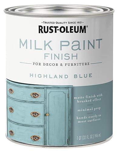 Rust-Oleum Highland Blue Milk Paint Finish | Decor and Furniture