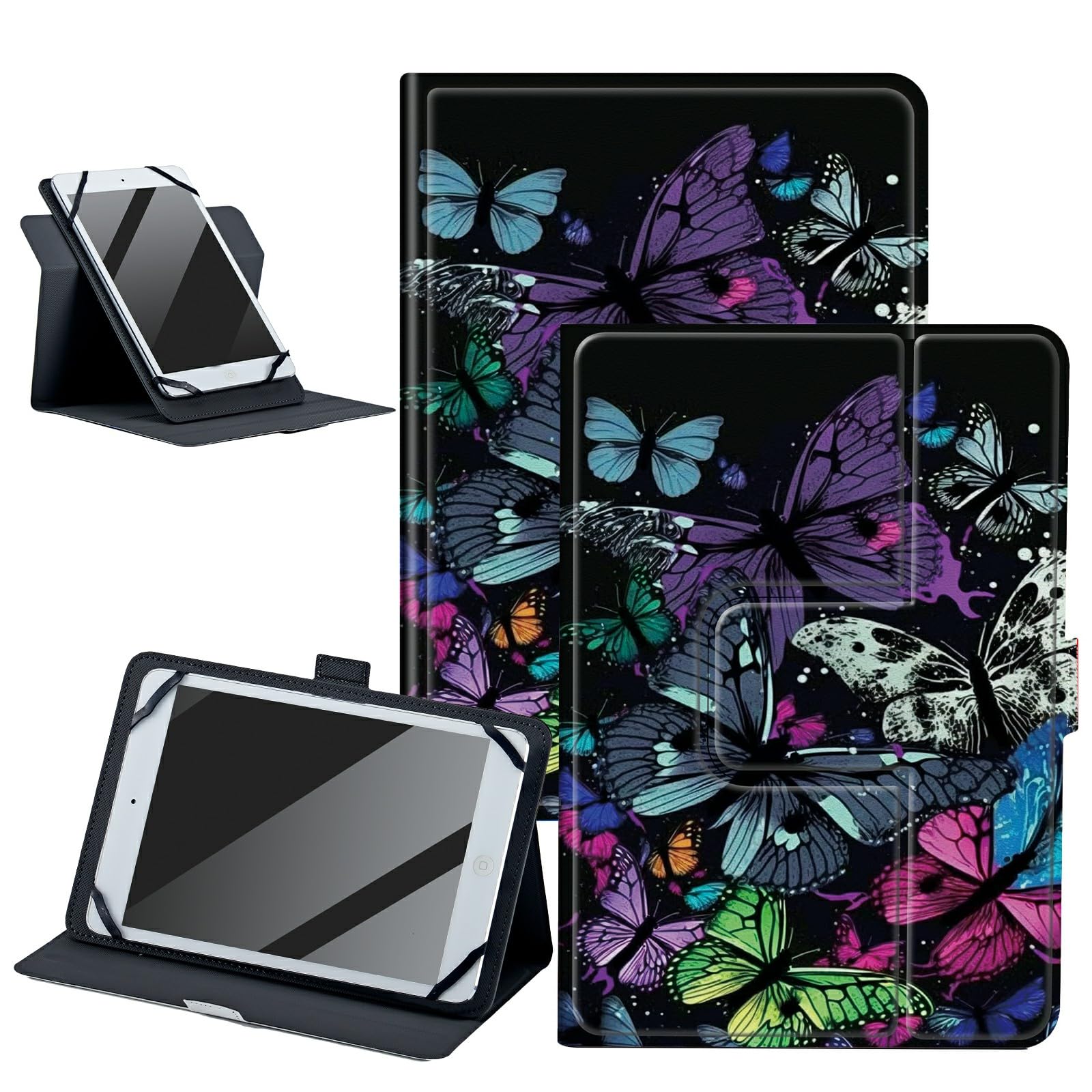 Amazon.com: Colorful Butterfly Universal Case for 6-7 inch