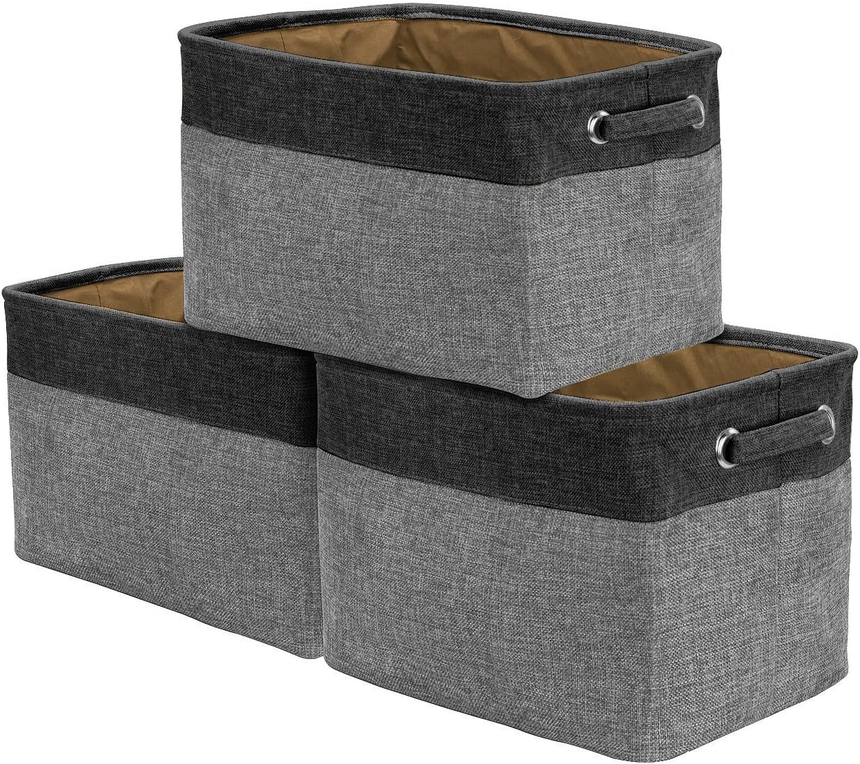 Sorbus Fabric Storage Cubes 15 Inch Big Sturdy Collapsible Canvas Storage Bins
