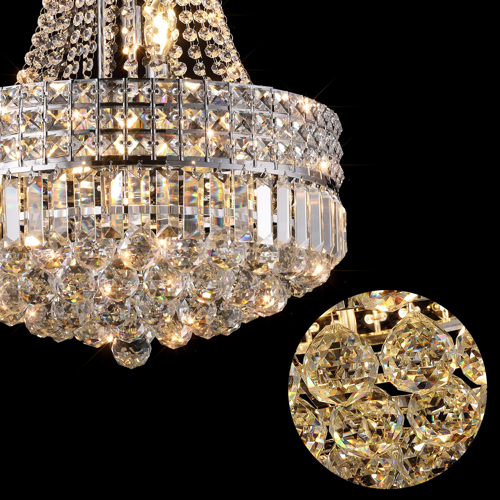 Best Amazon Chandeliers for 2026: Five Distinct Picks 2 With Light Forward chrome crystal chandelier