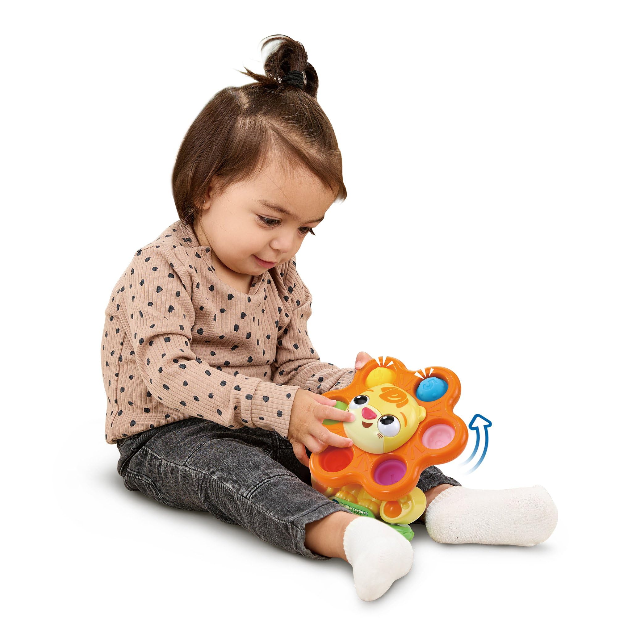 VTech giocattolo Felice Leoni Spinner - giocattolo di attività per bambini colorato
