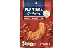 PLANTERS Duos Cinnamon & Brown Sugar Cashews: Perfect Munch or Mix-in