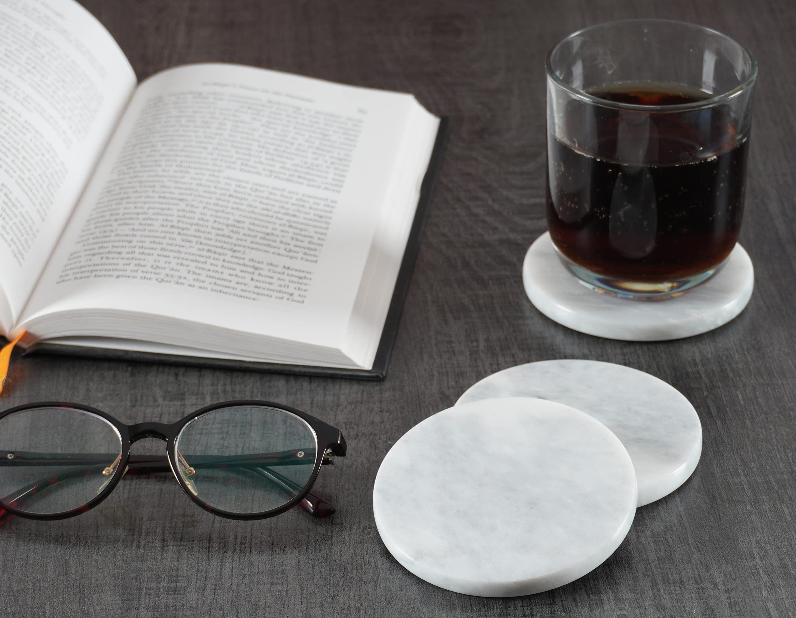 Marble Range Set di 6 sottobicchieri oceanico fatti a mano da 8,9