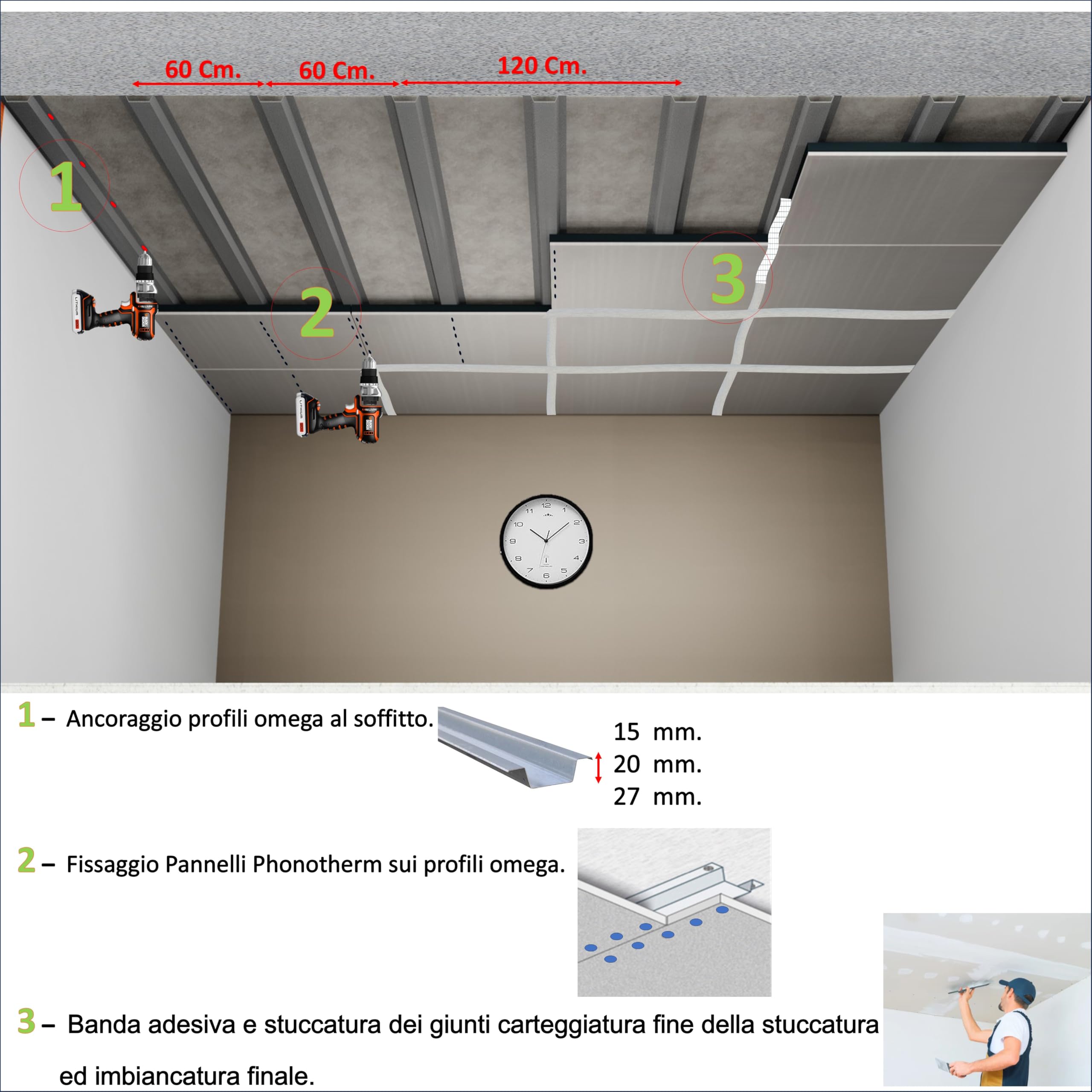 FUTURAZeta - wewnętrzny panel izolacyjny izolacyjny do izolacji zimnych ścian na mokro styropianu 2cm z płytą gipsowo-kartonową 1 cm (14)