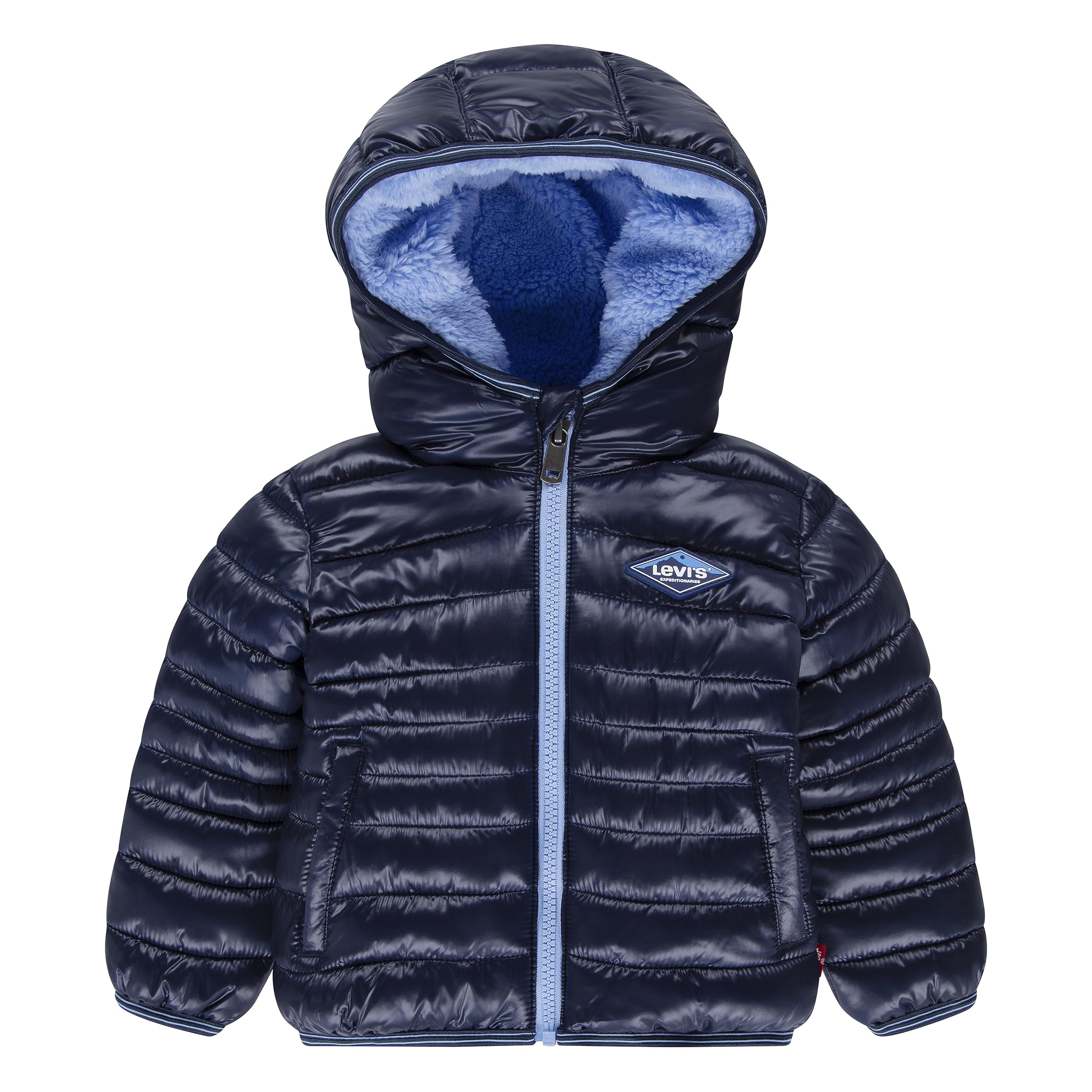 Levi's Kids Baby Girls LVN Snowsuit 6EF977 Ciężka odzież wierzchnia, PINK Icing, 6 miesięcy, pink icing, 6 Miesiące