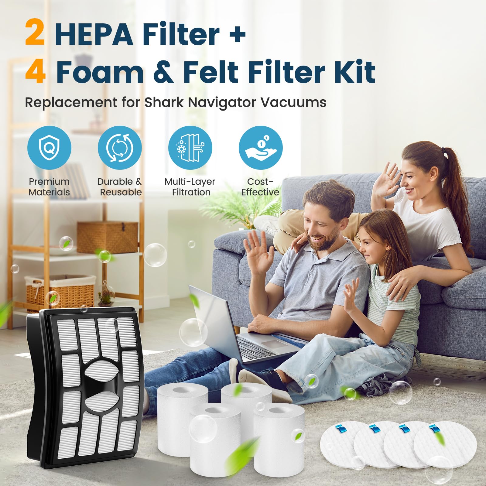 Shark Vacuum Filter Replacement - NV501 -7