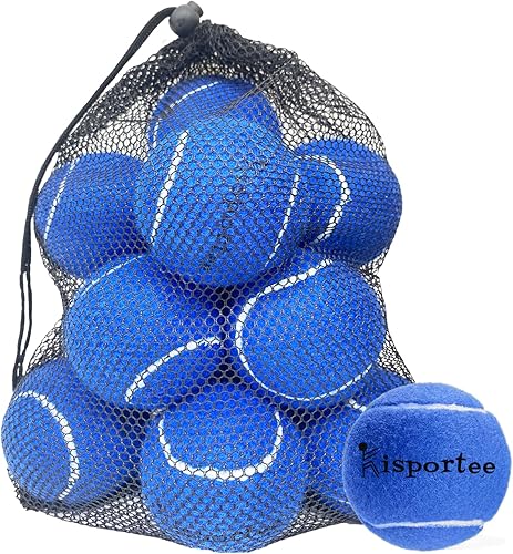 Miniatura 10 de Pelotas de tenis, paquete de 12 pelotas de práctica avanzadas, pelotas de tenis para perro, vienen con bolsa de malla para transporte, buenas para