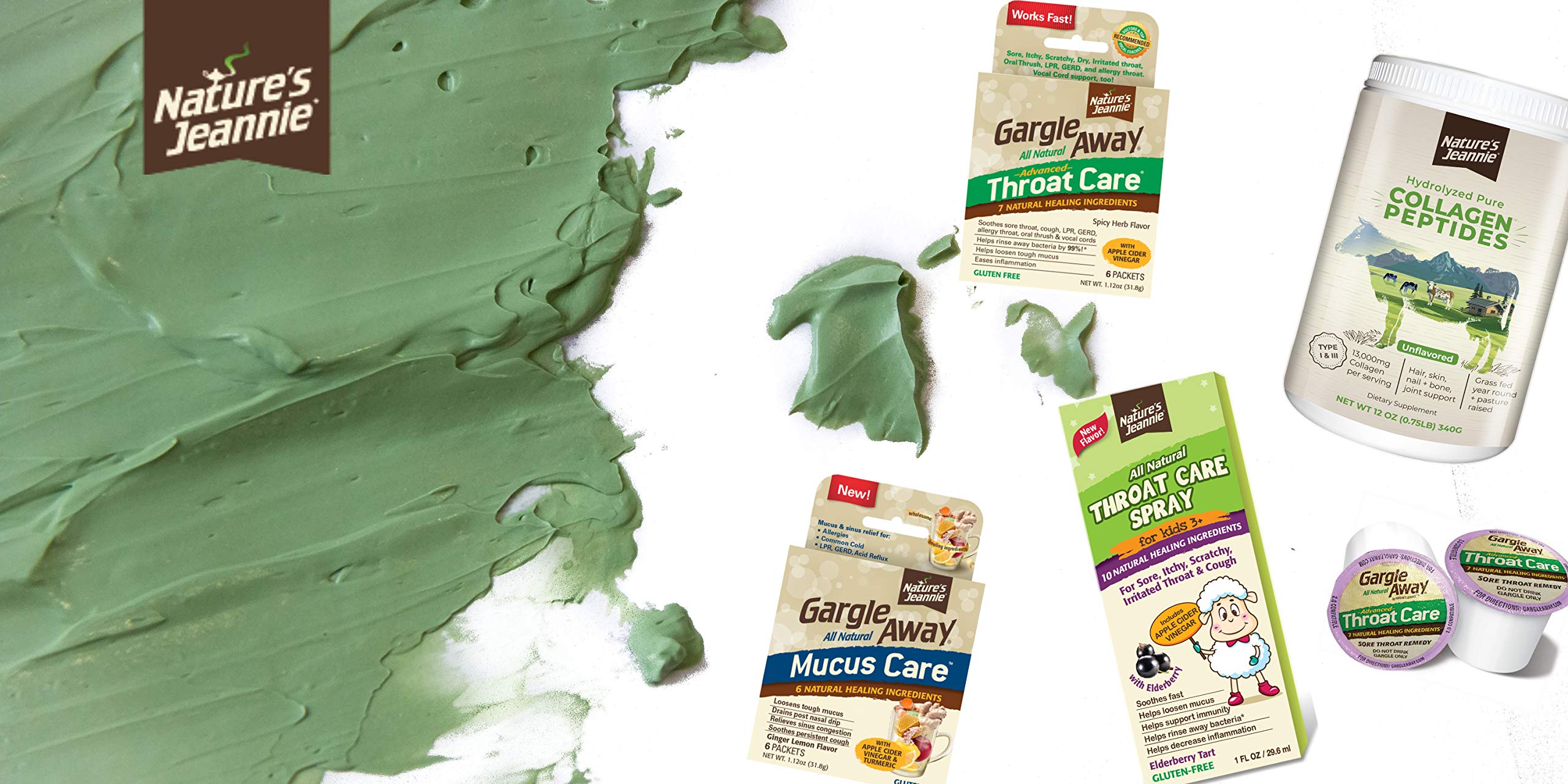 Gargle Away by Nature's Jeannie Natural Sore Throat Remedy, Vocal