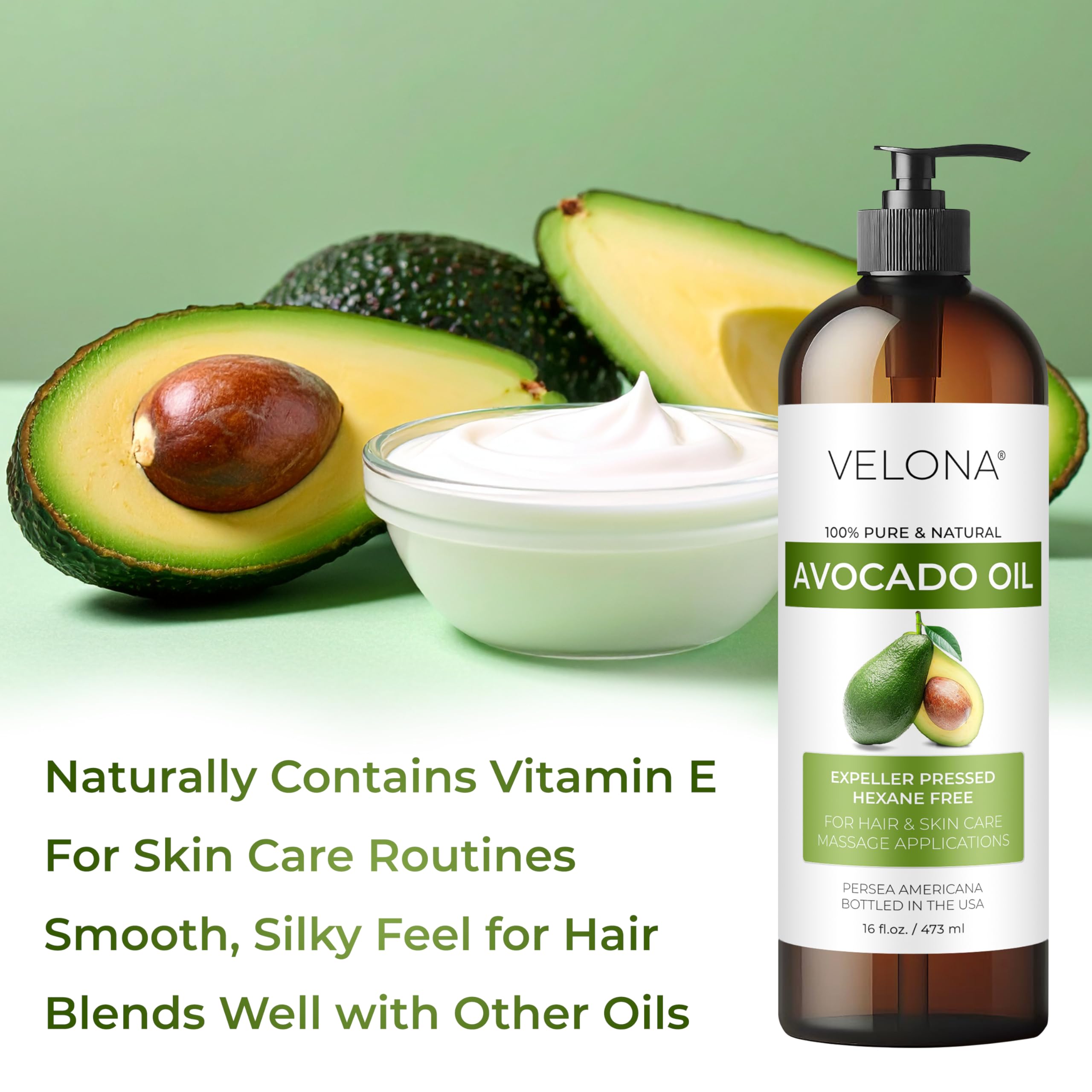 Amazon.com : velona Avocado Oil 64 Fl Oz | 100% Pure and Natural