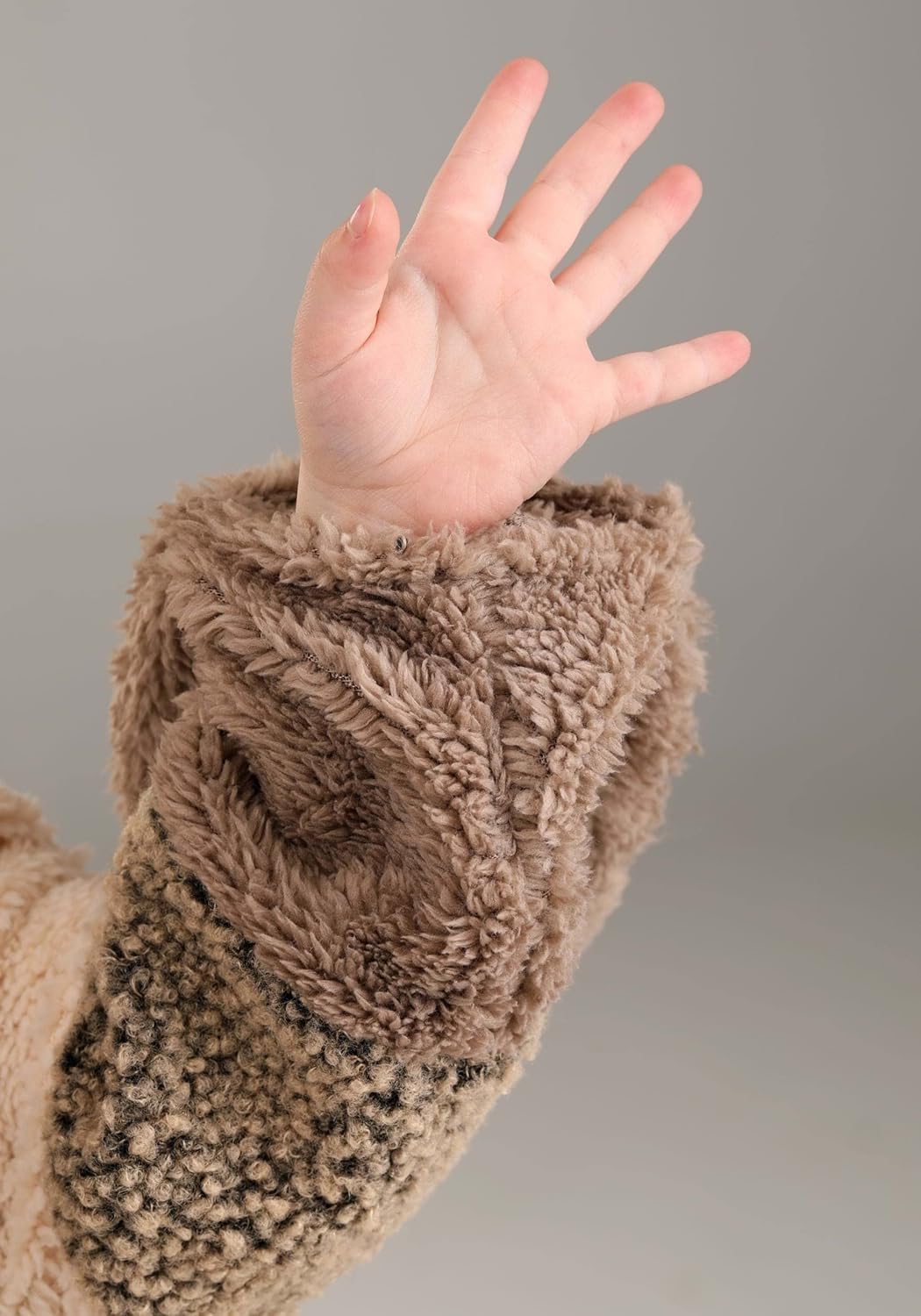 Brown Spider Costume for Toddlers - Hooded Jumpsuit with Stuffed Legs, Mitts, & Shoe Covers - Image 4