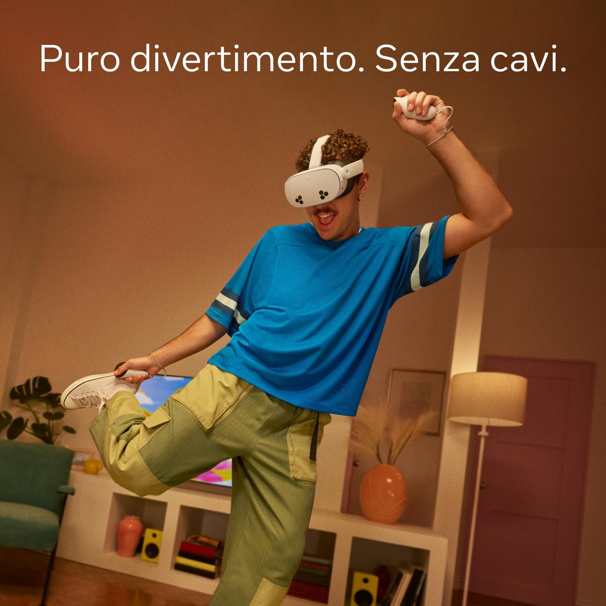 Meta Quest 3S da 256 GB — Vivi la realtà mista — Raddoppia lo spazio di archiviazione — Visore all-in-one - Include una prova di 3 mesi di Meta Horizon+