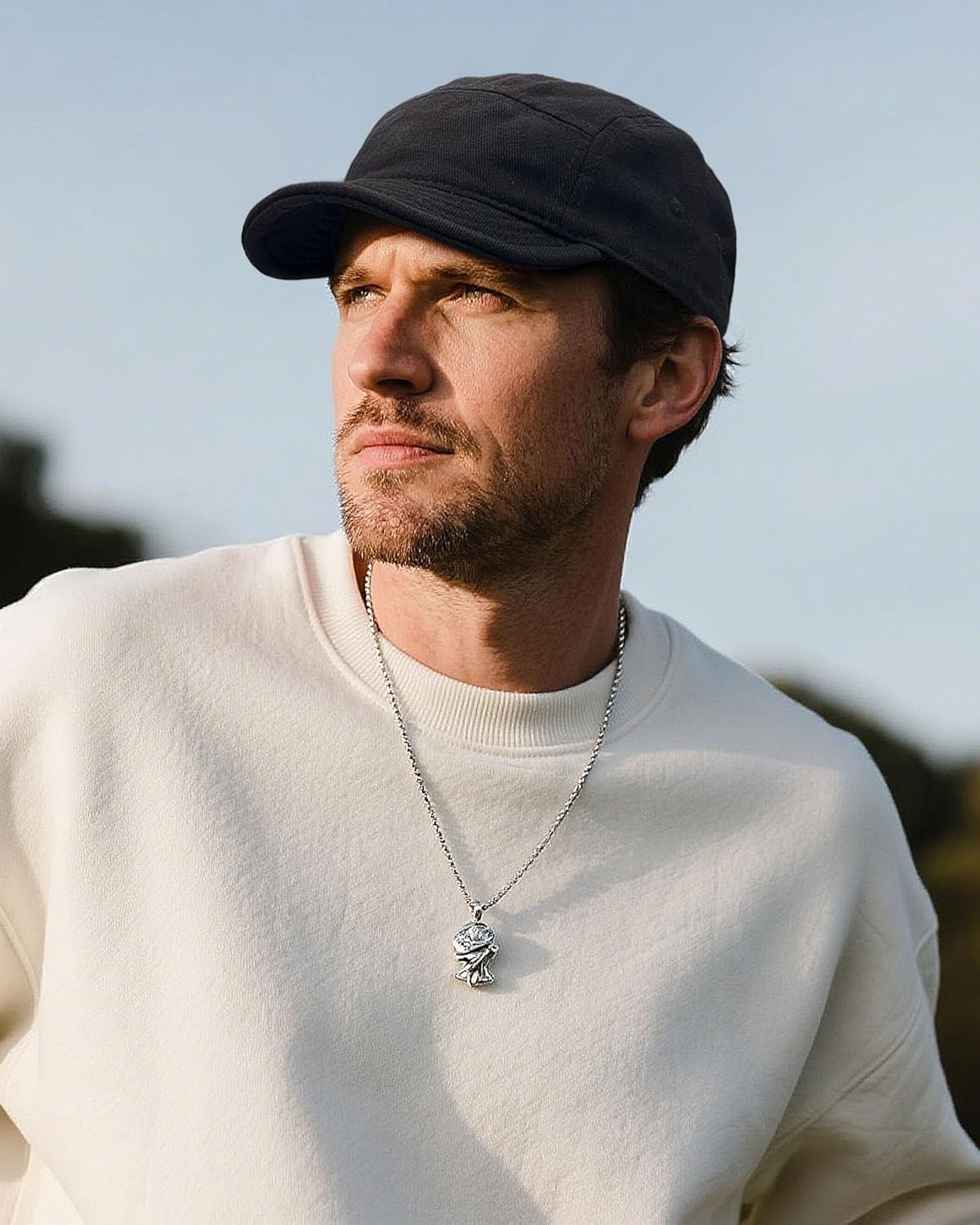 Clakllie Cotton 5 Panel Hats Hip Hop Short Brim Hats for Women Men Soft Golf Dad Hats Low Profile Trucker Cap with Adjustable - Image 3