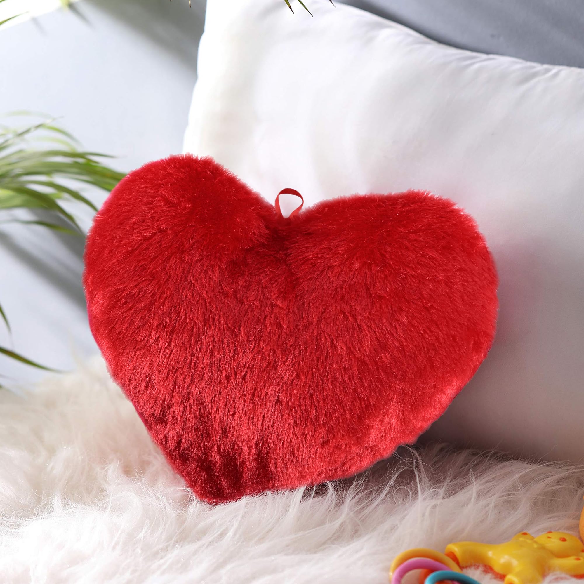 Buy Kuber Industries Heart Shape 18 Inches Decorative Plushie