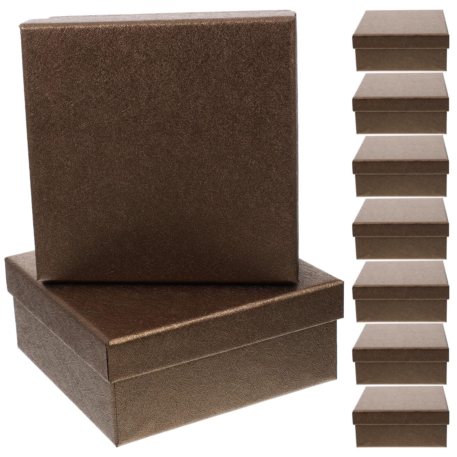 Zerodeko 10stücke Quadratische Leere Geschenkboxen Geschenkkartons Verpackungskartons Partygeschenkkörbe Geschenkschachteln für Geburtstage Hochzeiten Süßigkeiten Schmuck Kleine