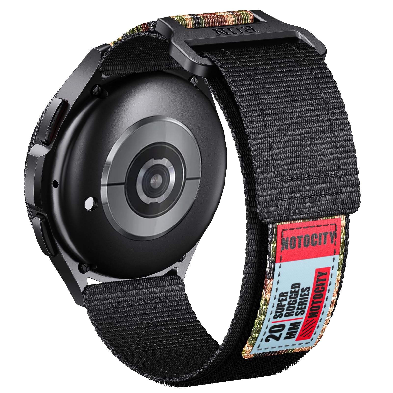 NotoCity Correa para Huawei Watch GT2/3/4/5/Pro 46mm/GT Runner, 22mm Nylon Banda para Samsung Galaxy Watch 3 45mm/Galaxy Watch 46mm/Gear S3 Classic — view 20
