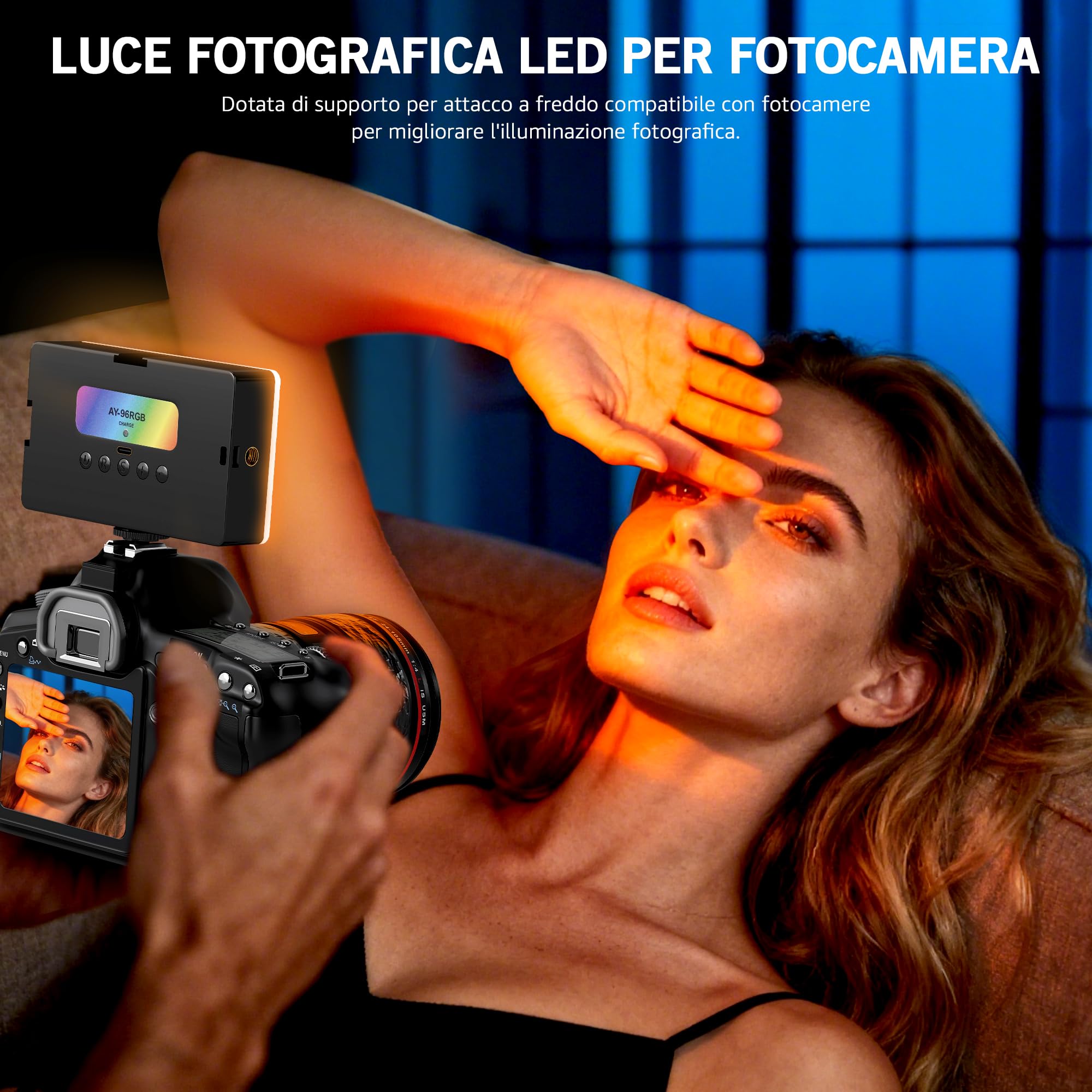 NiceVeedi Luce Video RGB — immagine 2 di 16