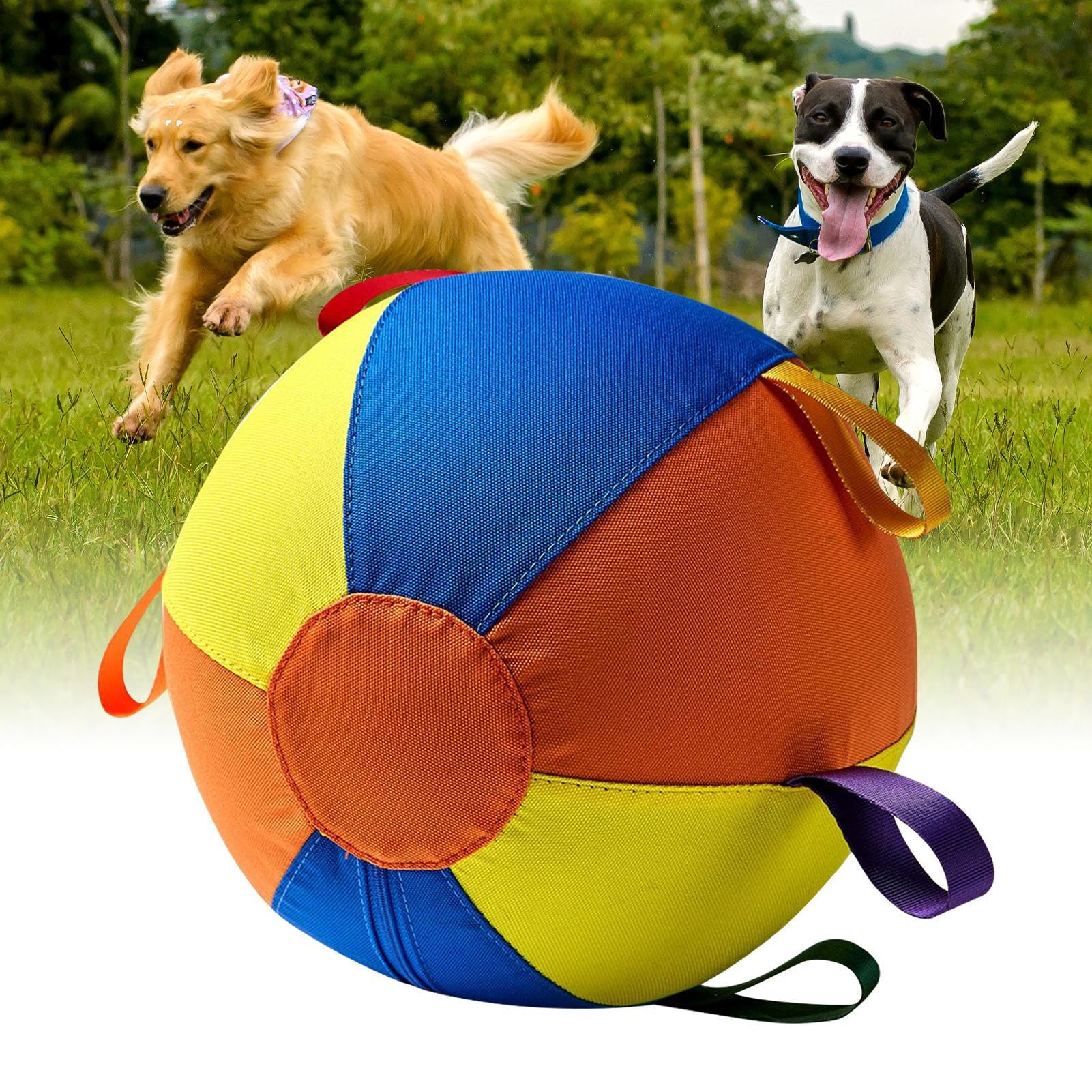 Pelota de Perro Juego Antimordiscos para Masticadores Agresivos | Pelotas de Juguete Interactivas para Perros Ejercicio Portátil, Cachorro, Piscina, Agua, Navidad, Cumpleaños