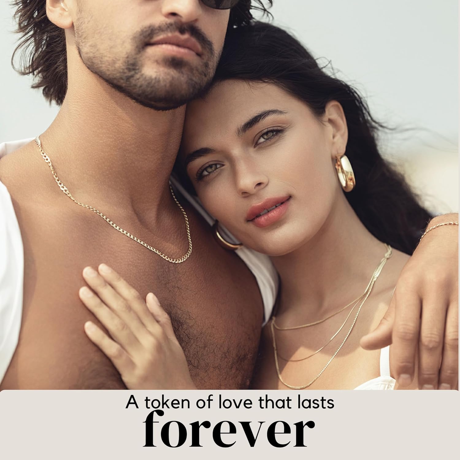 KISPER Italian 18K Gold Plated 925 Sterling Silver Diamond Cut Box Link Chain Necklace – for Women & Men with Spring Ring Clasp – Made in Italy - Image 7